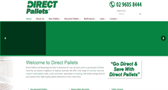 Desktop Screenshot of directpallets.com.au