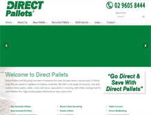Tablet Screenshot of directpallets.com.au